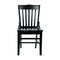 Flash Furniture HERCULES School House Back Black Wood Restaurant Chair XU-DG-W0006-BLK-GG - alternate 6